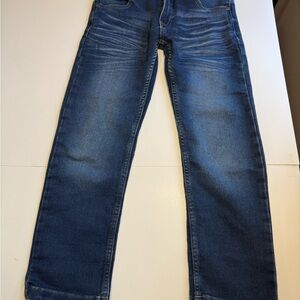 Jachs Men's Deep Blue Straight Jeans